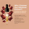 Living Essential Organic Hibiscus Extract - Premium Hibiscus Flower Liquid for Herbal Supplements - Boost Prostate Health & Brain Function - Hibiscus Tea & Tincture Benefits - 2 oz