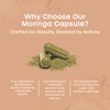 Living Essential Moringa Capsules Organic - 90 Vegan Capsules - Powerful Moringa Breastfeeding Supplement - Pure Moringa for Energy, Vitality, Wellness - Non-GMO, Gluten-Free, Natural